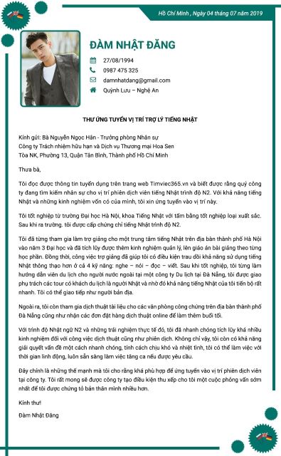 Cover Letter là gì? Cách để viết Cover Letter hiệu quả