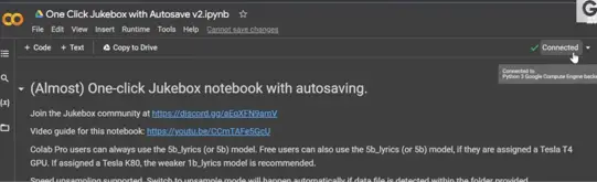 Jukebox - AI application to create your own music-006