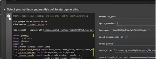 Jukebox - AI application to create your own music-016