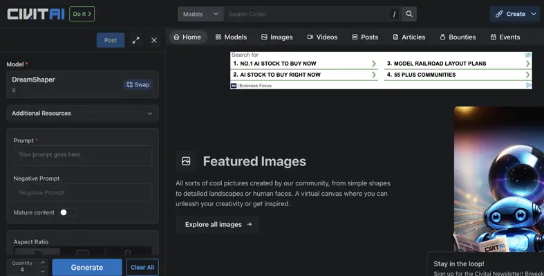 CivitAI - Tạo ảnh bằng công nghệ AI-009