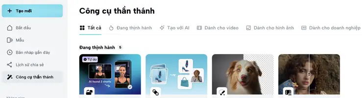 CapCut - Tạo video và ảnh nghệ thuật với AI-011