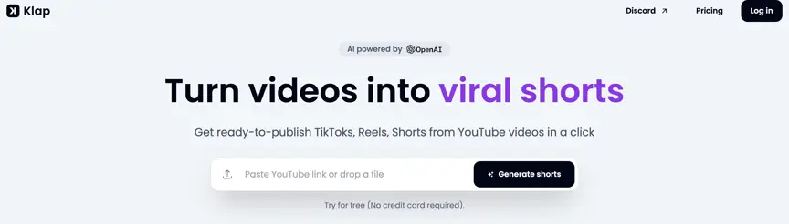 Klap - Tạo video xu hướng với AI-003