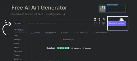 Neural.love - Tạo ảnh tự động với AI-011