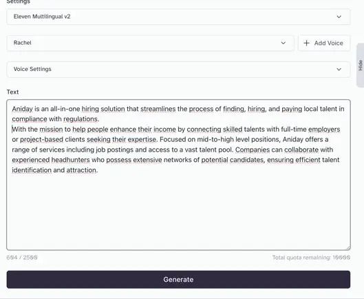 ElevenLabs - Tạo audio tự động với AI-005
