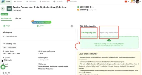 Hướng dẫn chi tiết cách sử dụng nền tảng Aniday dành cho Headhunter-015