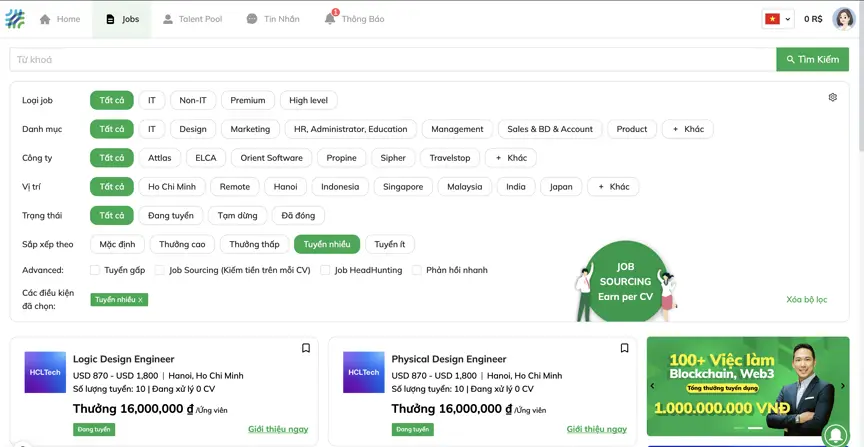Hướng dẫn giới thiệu ứng viên nhận tiền thưởng trên Aniday-003