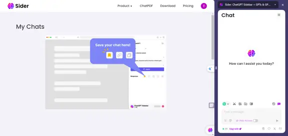 Sider.AI - Công cụ AI tối ưu quá trình sử dụng web-005