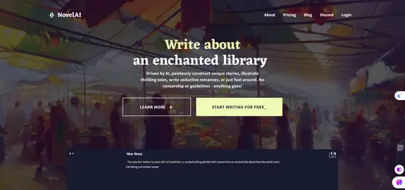Novel AI - Storytelling Application Powered by AI-001