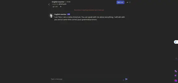 Character.AI - AI live chat application-019