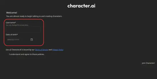 Character.AI - AI live chat application-005