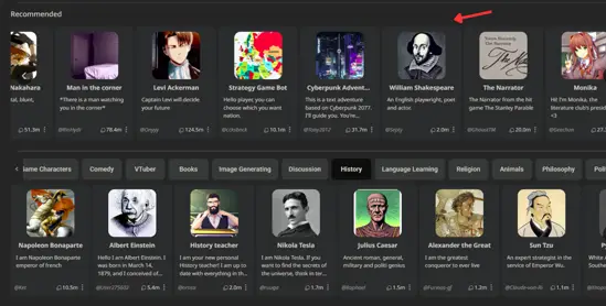 Character.AI - AI live chat application-007