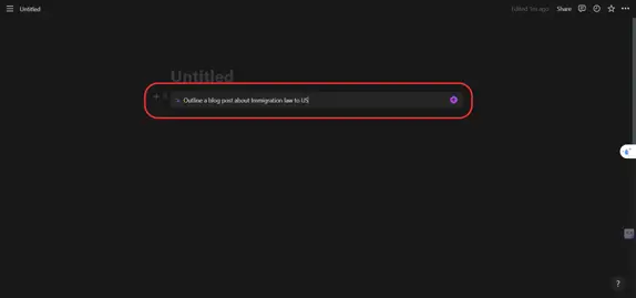 Cách tạo nội dung blog bằng Notion AI -004