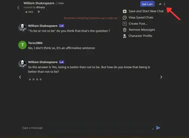 Character.AI - AI live chat application-011
