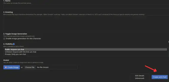 Character.AI - AI live chat application-016