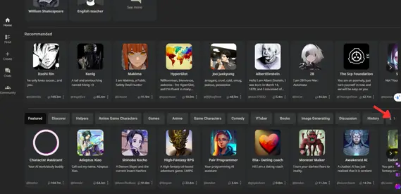 Character.AI - AI live chat application-017