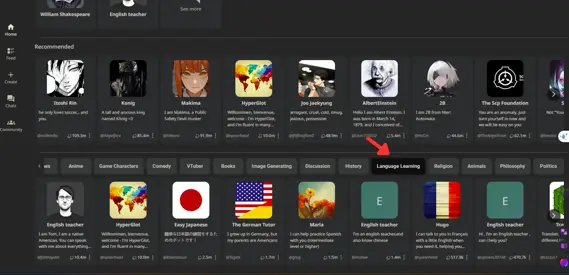 Character.AI - AI live chat application-018
