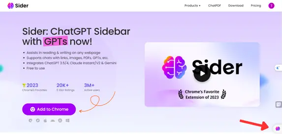 Sider.AI - Công cụ AI tối ưu quá trình sử dụng web-003