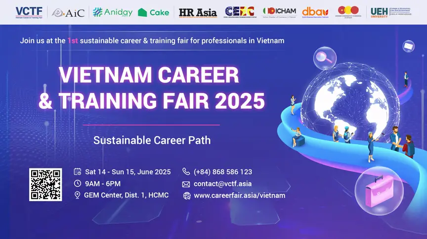 Vietnam Career & Training Fair 2025 - Phát Triển Sự Nghiệp Bền Vững-001