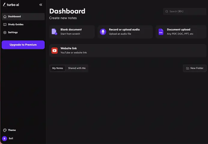 Turbo AI là gì? Cách dùng app ghi chú AI tóm tắt 2026 -003
