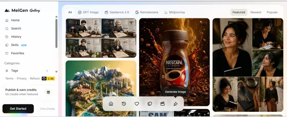 MeiGen AI: Thư viện prompt mẫu trực quan hàng đầu để sáng tạo ảnh & video AI -001