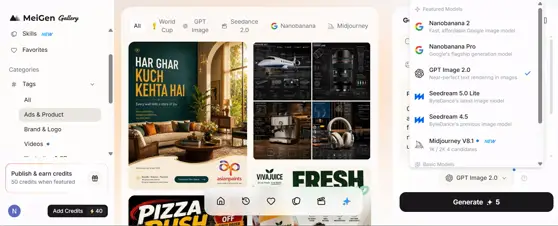 MeiGen AI: Thư viện prompt mẫu trực quan hàng đầu để sáng tạo ảnh & video AI -006