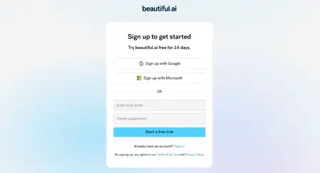 What is Beautiful AI? A professional AI presentation too-002