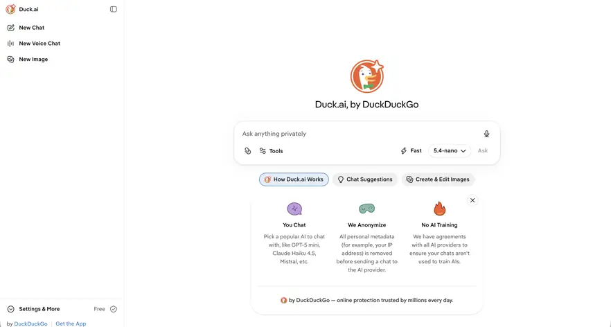 What is Duck AI? A free AI assistant that protects your privacy-002