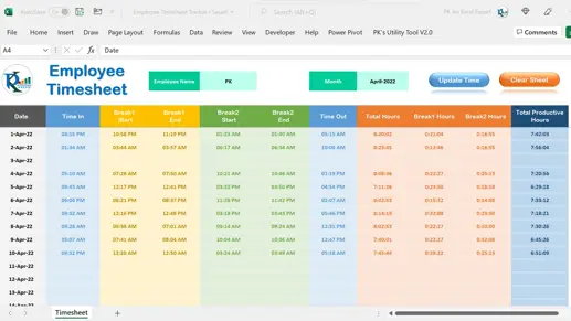 How to Make an Excel Timesheet In Excel: A Step-by-Step Guide-001