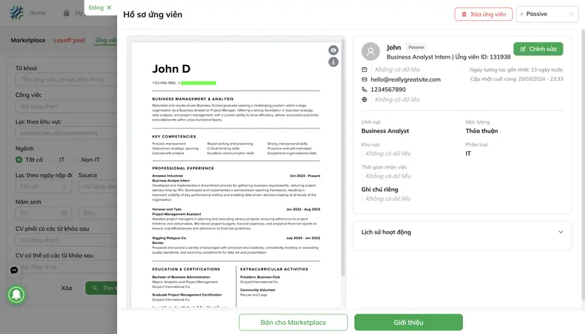Hướng dẫn kiếm tiền từ CV ứng viên - thu nhập thụ động với nghề tuyển dụng-004