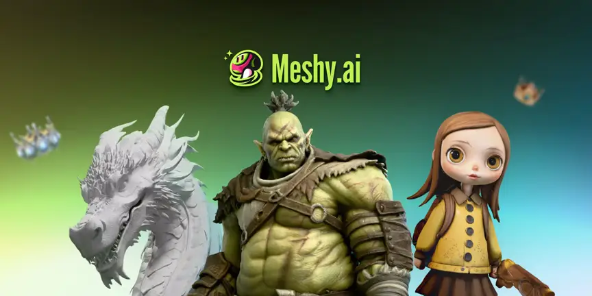 Meshy AI: Create stunning 3D models in minutes for game developers and designers-001
