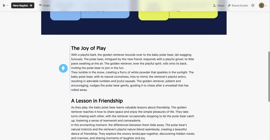 What is Napkin AI? The tool that turns your text into diagrams-006