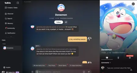 Talkie AI là gì? Chatbot AI nhập vai với hàng triệu nhân vật ảo-004